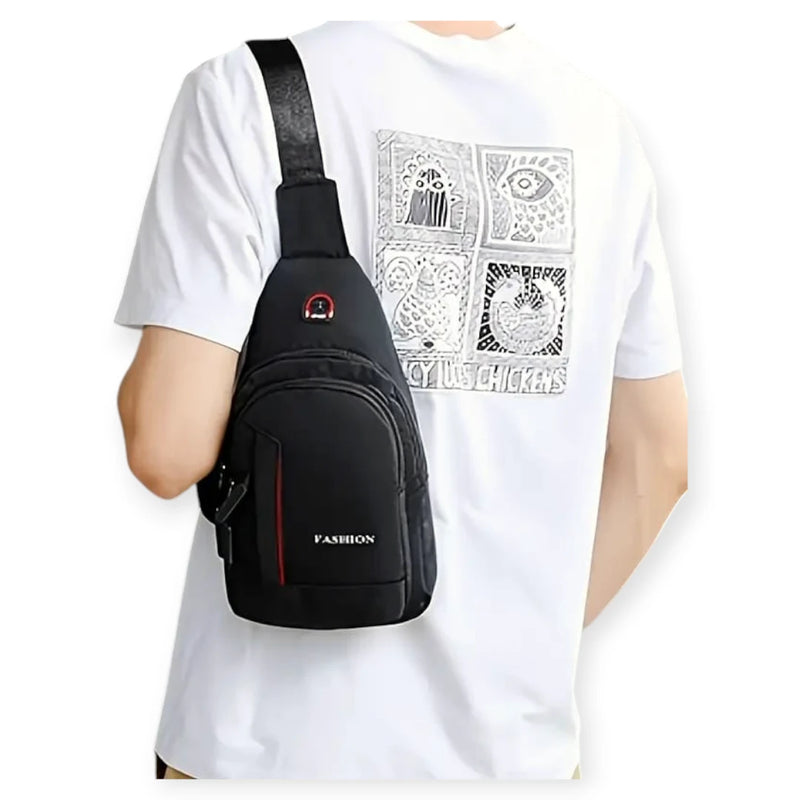 Bolsa Tiracolo Ajustável Impermeável Pochete Transversal Bag Lateral Ombro Para Acessórios
