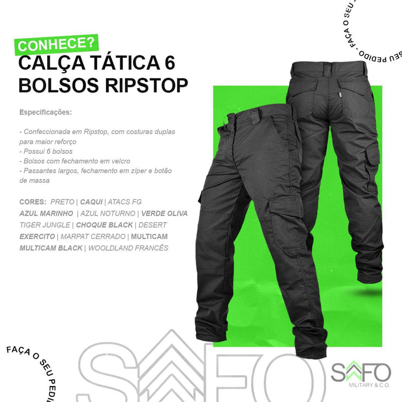 Uniforme GCM Safo - Combat Shirt + Calça Tática Attacker