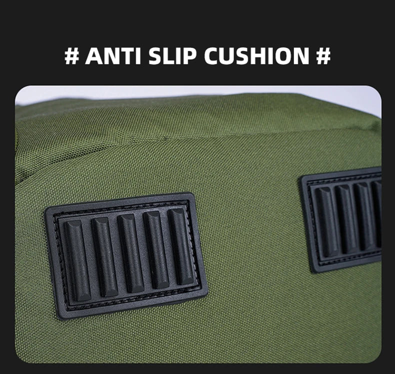 Mochila Tática de Pesca Multifuncional com Suporte para Vara – Bolsa Molle para Equipamentos, Camping e Trilhas