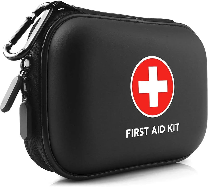 Bolsa de Primeiros Socorros em EVA PU – Compacta e Resistente para Camping, Viagens e Emergências