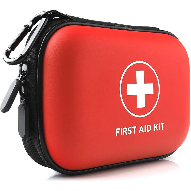 Bolsa de Primeiros Socorros em EVA PU – Compacta e Resistente para Camping, Viagens e Emergências