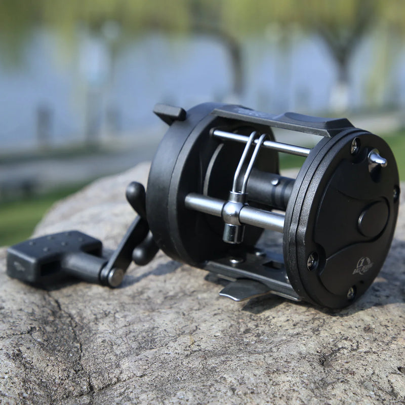 Carretilhas de Pesca de Trolling 3.8:1 Alta Velocidade Super Forte Carretilha de Pesca para Destros Arrasto Máximo de 20kg para Pesca Marítima