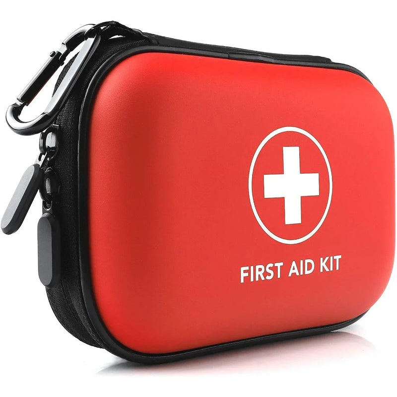 Bolsa de Primeiros Socorros em EVA PU – Compacta e Resistente para Camping, Viagens e Emergências