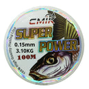Linha de Pesca 100M Super Power 0.15mm a 0.50mm